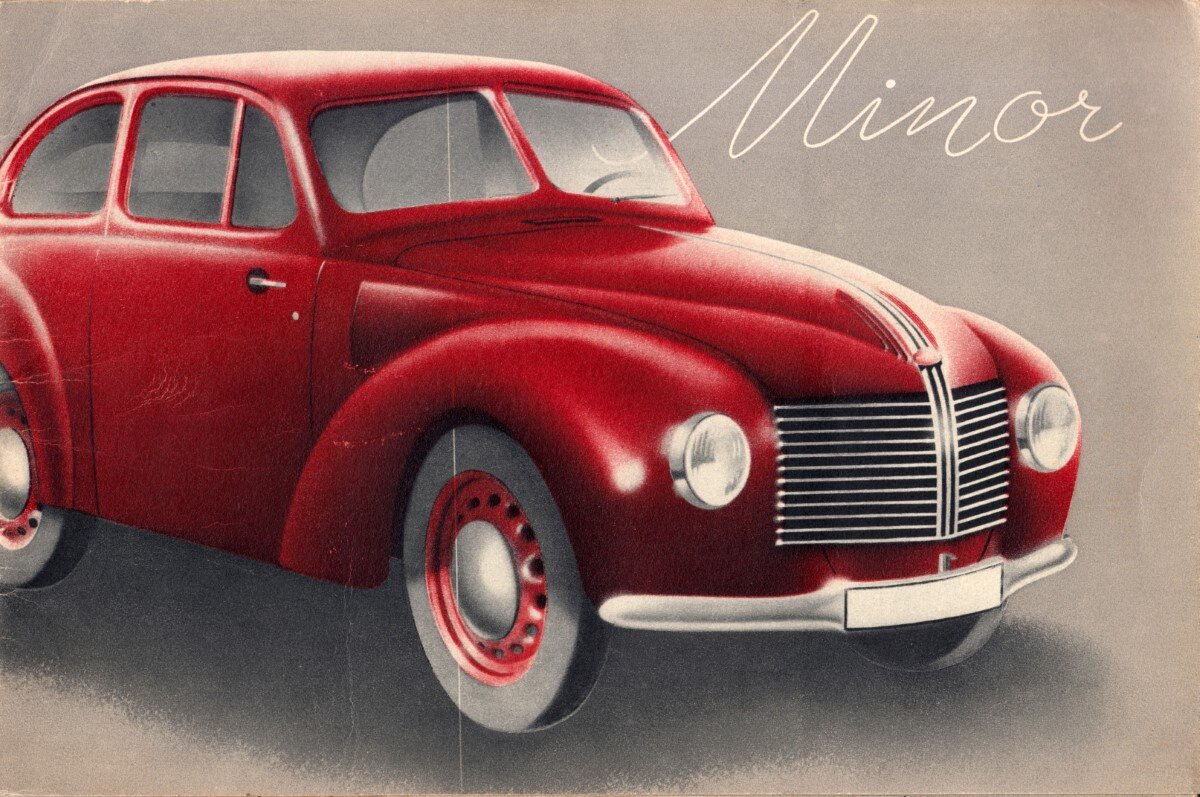 AERO MINOR, JAVA MINOR bilbrochure, auto katalog, auto prospekt